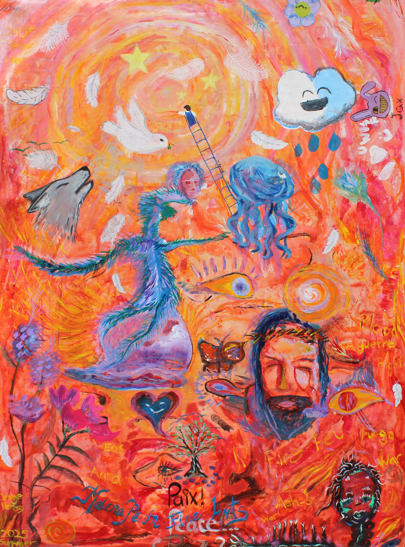 Impulsando Vidas por la Paz de Malena Peón Fine Arts Colectivo Artístico